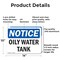 Signmission Oily Water Tank, 14 in W x Rectangle, Aluminum OS-2PACK-NS-A-1014-L-16977 - alternate 3